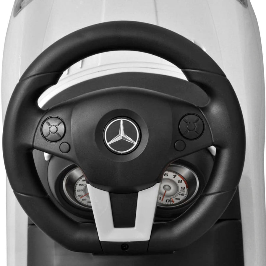 Loopauto Mercedes Benz Wit white benz