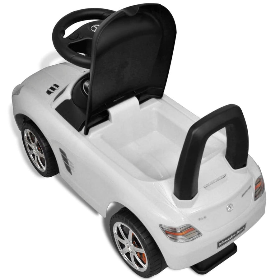 Loopauto Mercedes Benz Wit white benz