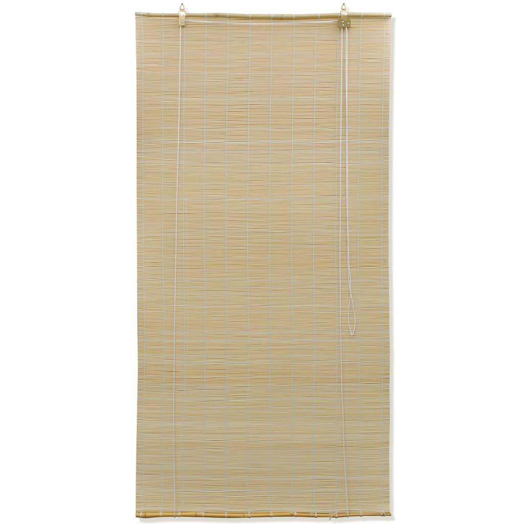Rolgordijn Bamboe Natuurlijk 80 x 160 cm Beige
