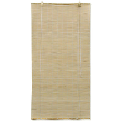 Rolgordijn Bamboe Natuurlijk 80 x 160 cm Beige