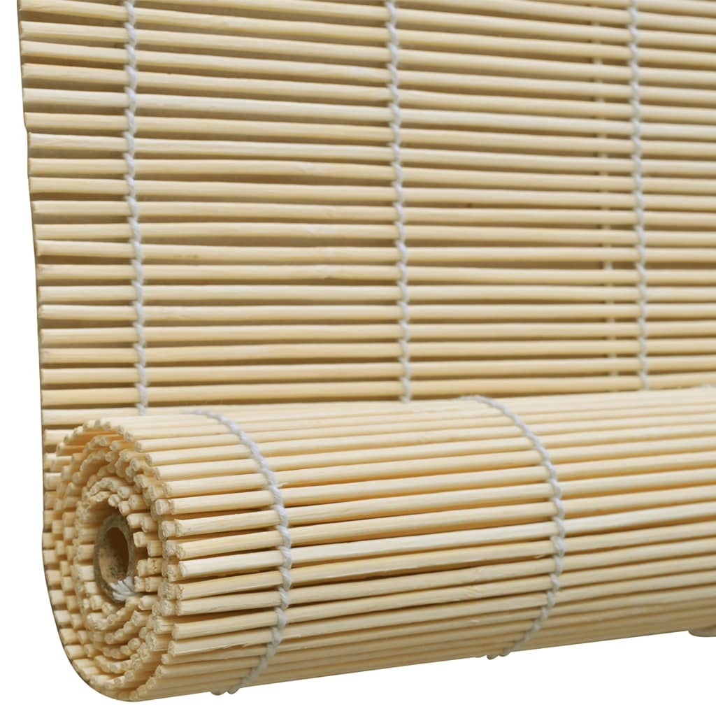 Rolgordijn Bamboe Natuurlijk 80 x 160 cm Beige