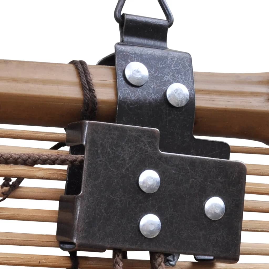 Rolgordijn Bamboe 80 x 160 cm Bruin