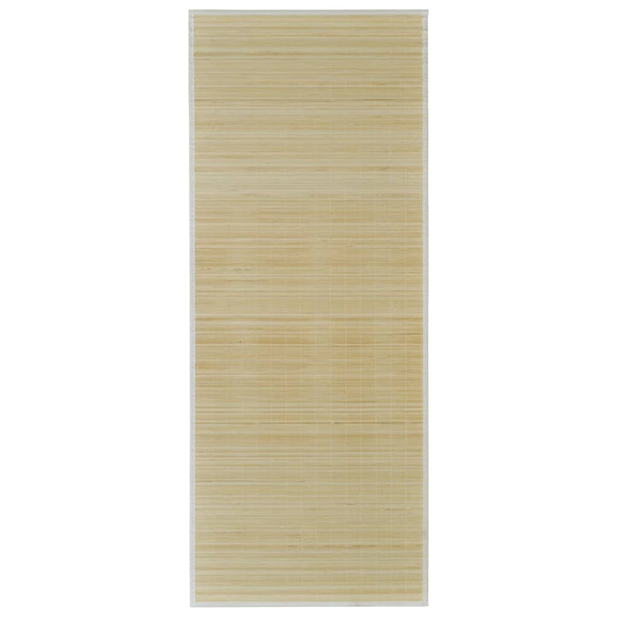 Tapijt Rechthoekig Bamboe Naturel 80 x 300 cm Beige