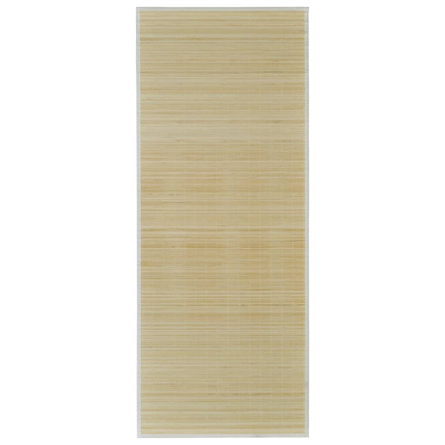 Tapijt Rechthoekig Bamboe Naturel 150 x 200 cm Beige