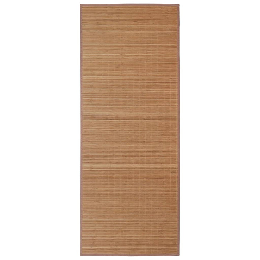 Tapijt Rechthoekig Bamboe 150 x 200 cm Bruin