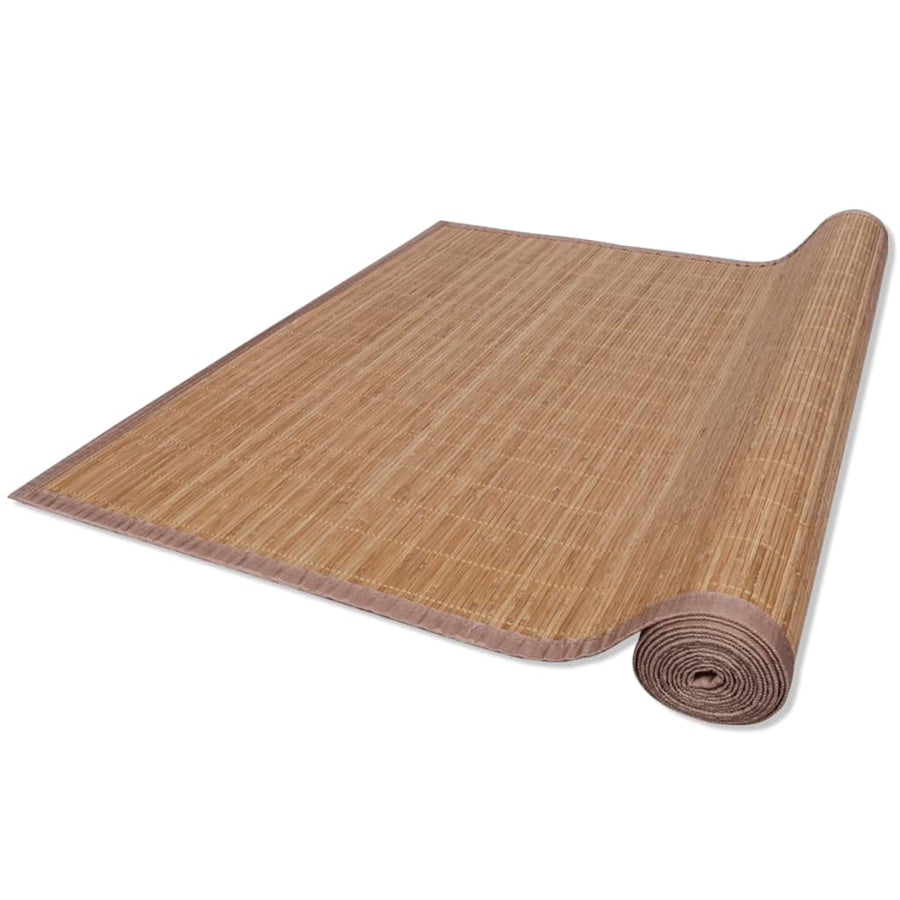 Tapijt Rechthoekig Bamboe 150 x 200 cm Bruin