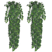 Kunstplant klimop 2 stuks 90 cm groen