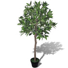 Kunst laurierboom 120 cm met pot