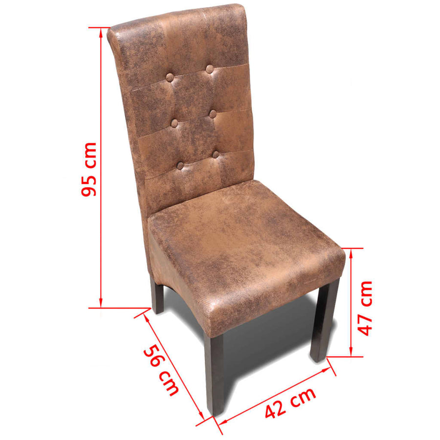 Eetkamerstoelen Kunstleer 6