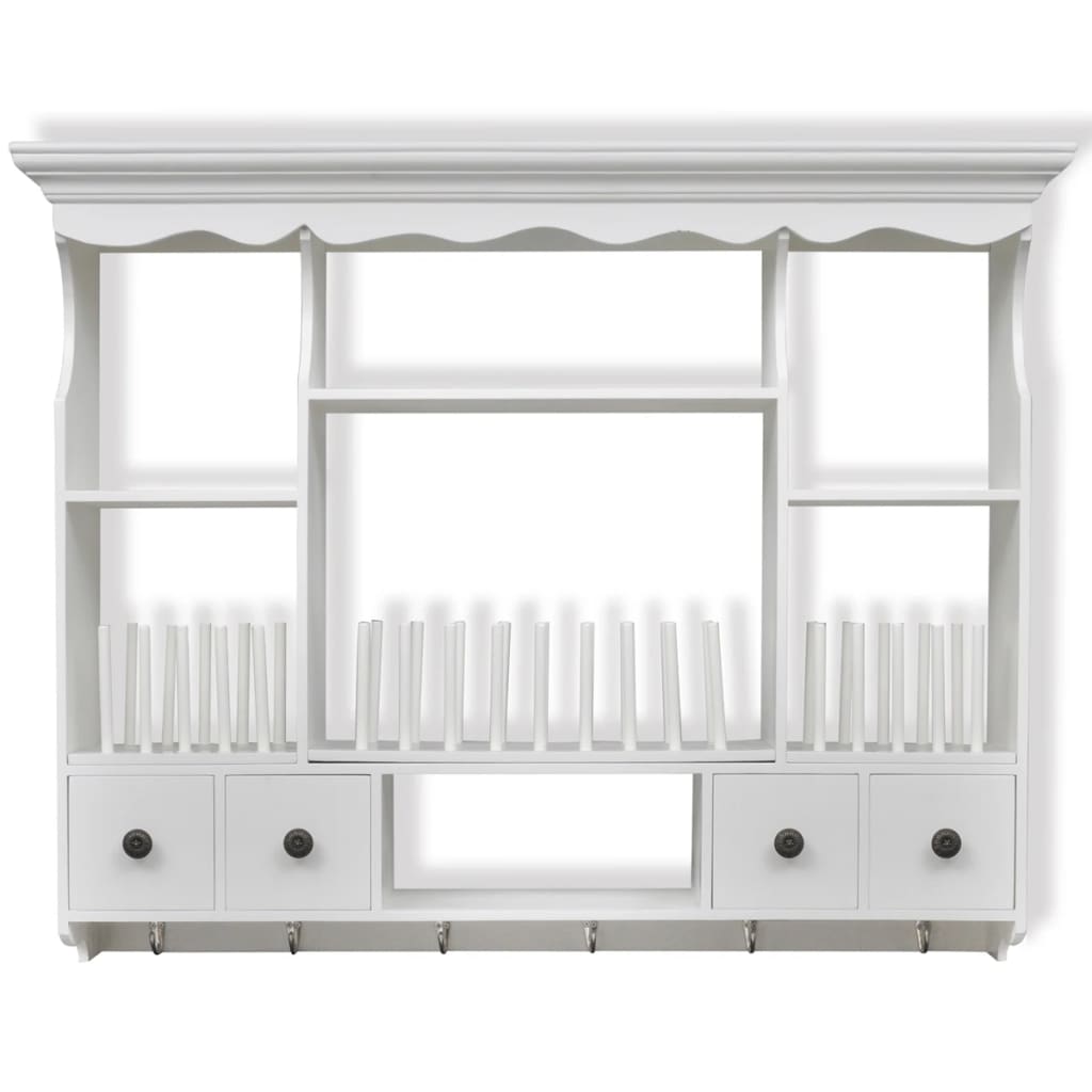 Keukenwandkast Hout Wit