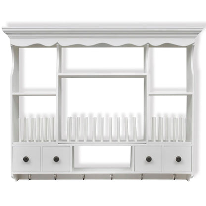 Keukenwandkast Hout Wit