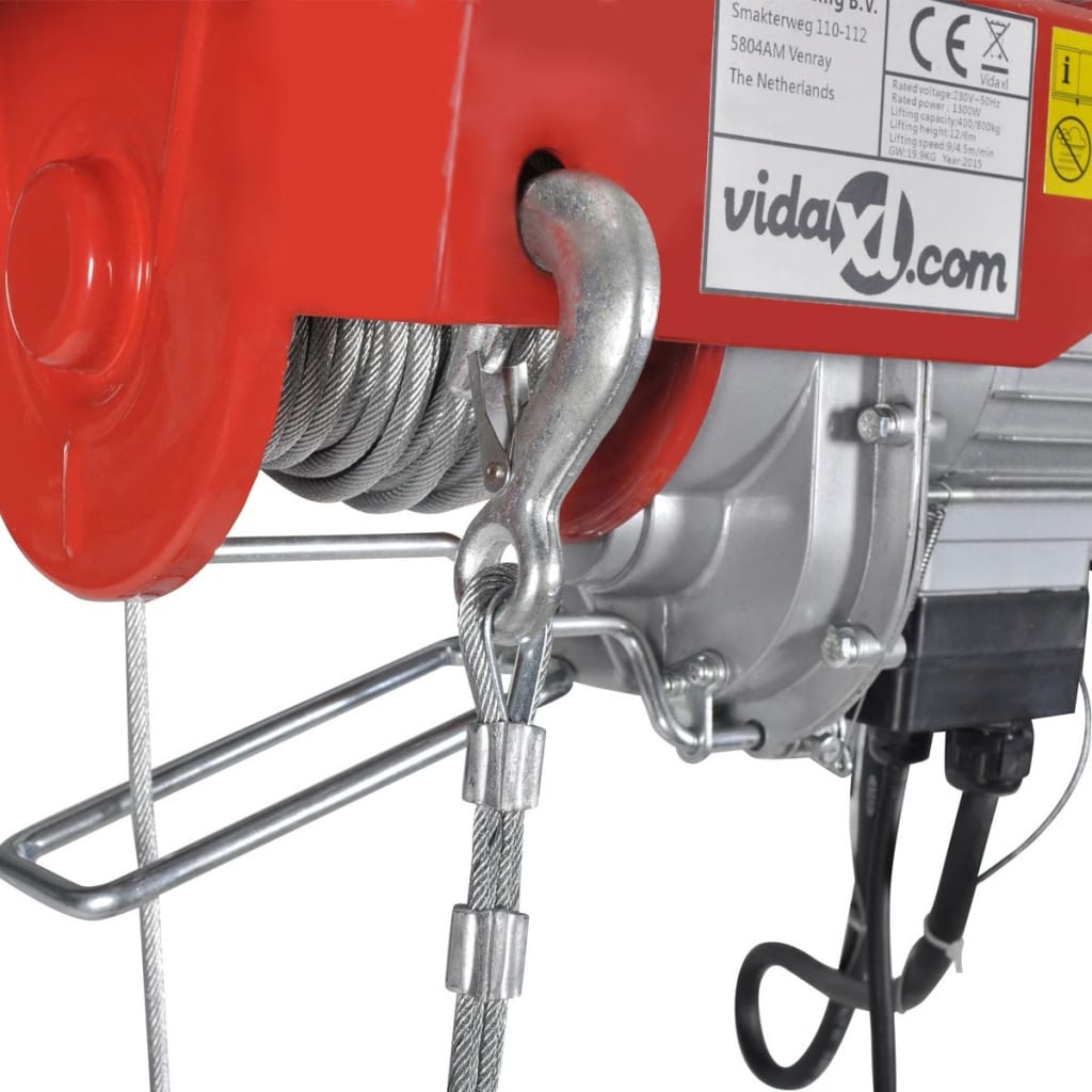 Elektrische Lier 000 W 300/600 kg