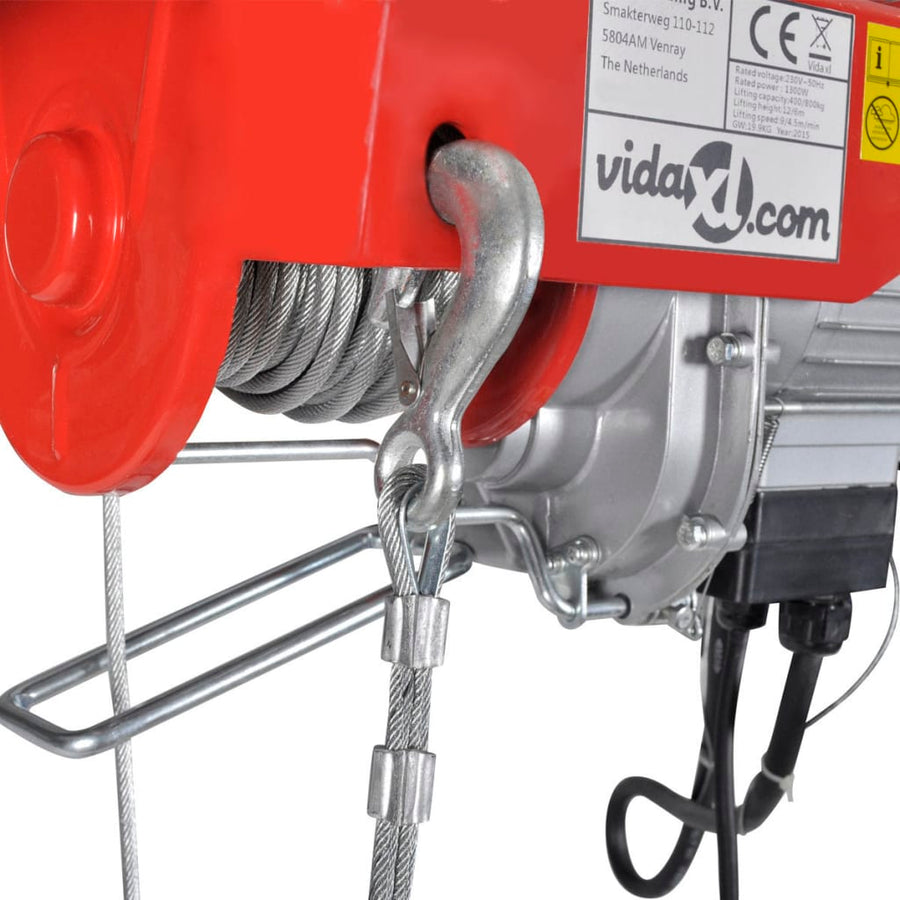 Elektrische Lier 300 W 400/800 kg