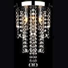 Plafondlamp kristalkralen 34,5 cm wit