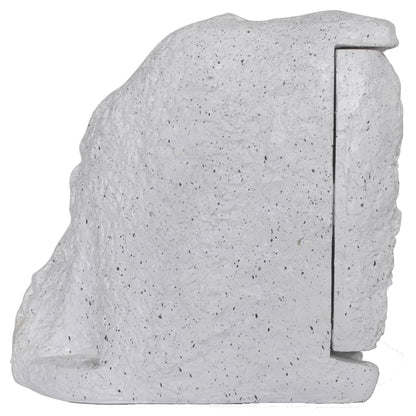 Tuinstopcontact Met Tijdschakelaar Kunststeen 2 Wit Timer