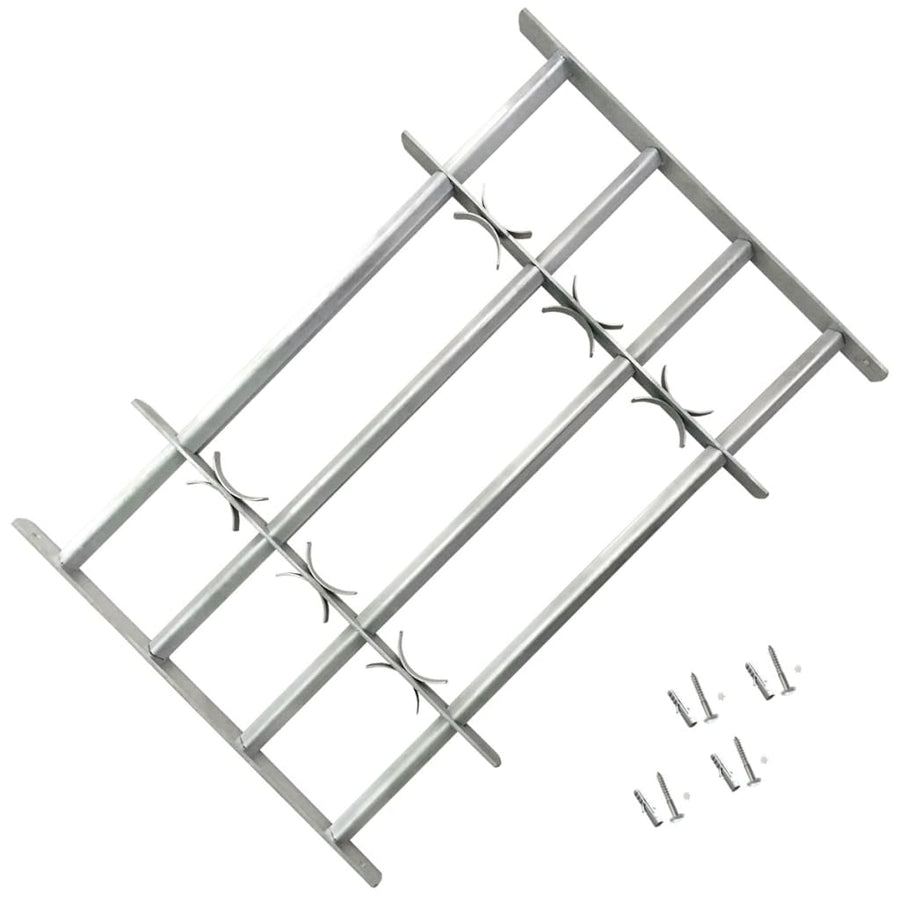 Raambeveiliging Verstelbaar Met 4 Dwarsstangen 700-1050 Mm 4 dwarsbalken