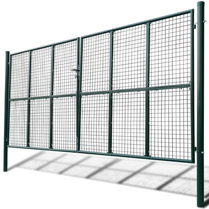 Tuinpoort (gevlochten / 415 x 250 cm / 400 x 200 cm) Groen