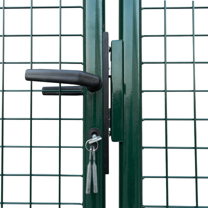 Tuinpoort (gevlochten / 415 x 250 cm / 400 x 200 cm) Groen