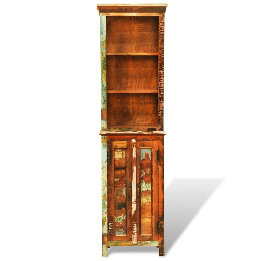 Boekenkast Vintage-Stijl Massief Gerecycled Hout 1 Multikleur