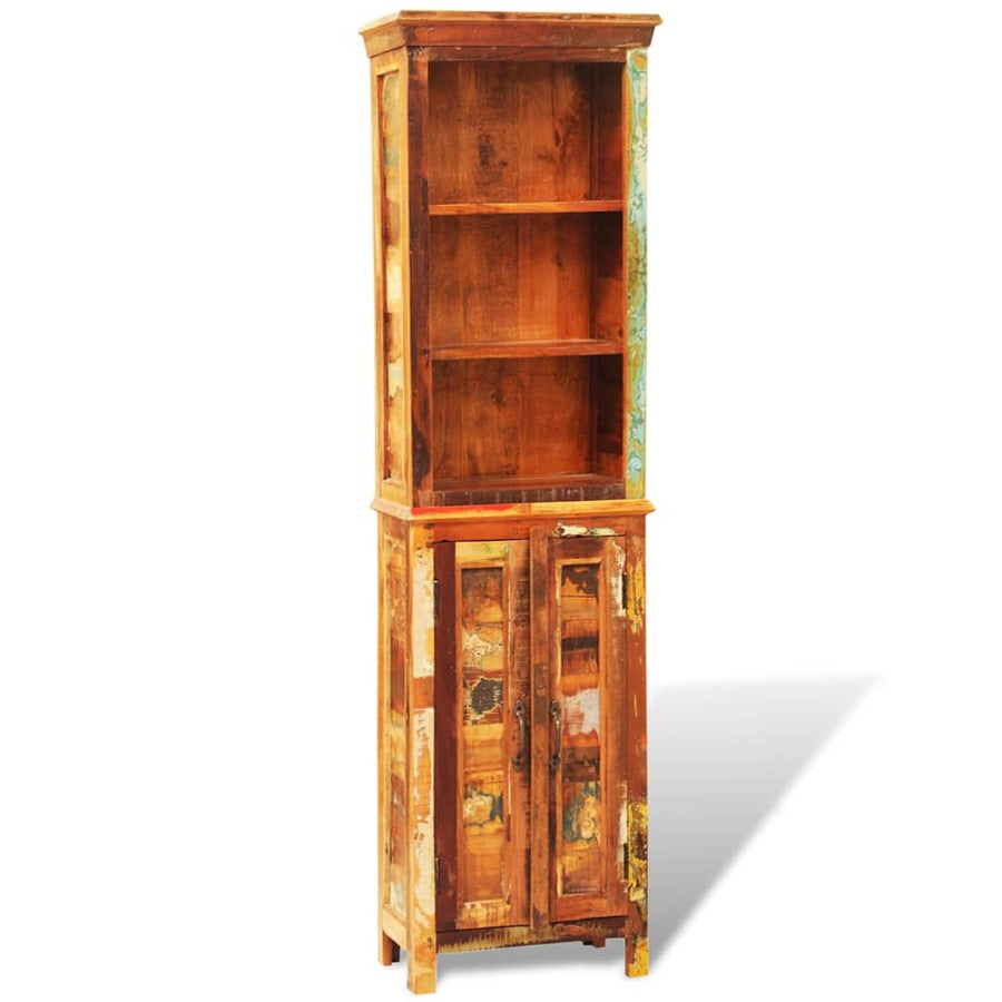 Boekenkast Vintage-Stijl Massief Gerecycled Hout 1 Multikleur