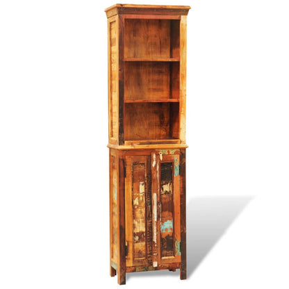 Boekenkast Vintage-Stijl Massief Gerecycled Hout 1 Multikleur