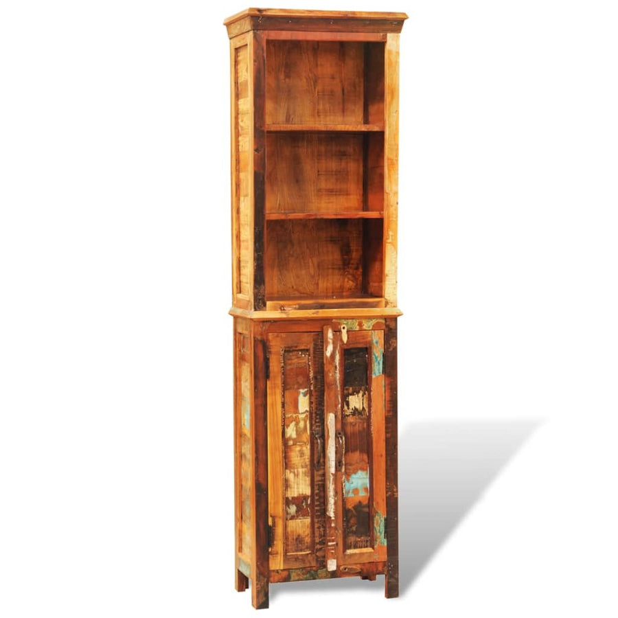 Boekenkast Vintage-Stijl Massief Gerecycled Hout 1 Multikleur