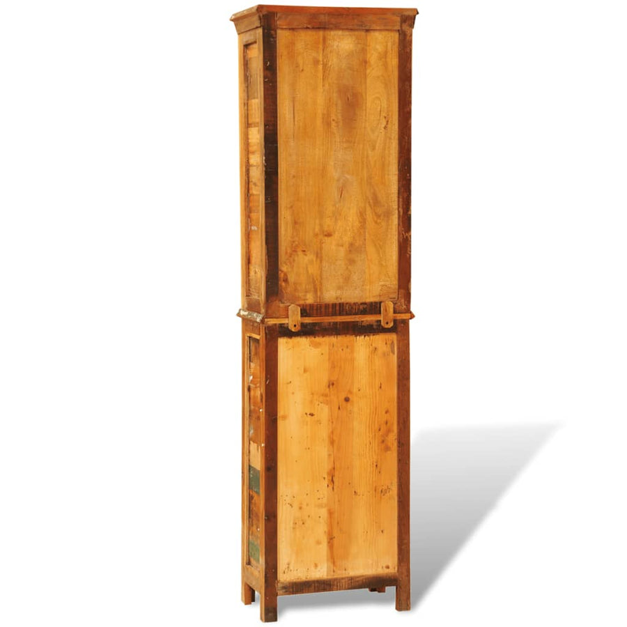 Boekenkast Vintage-Stijl Massief Gerecycled Hout 1 Multikleur