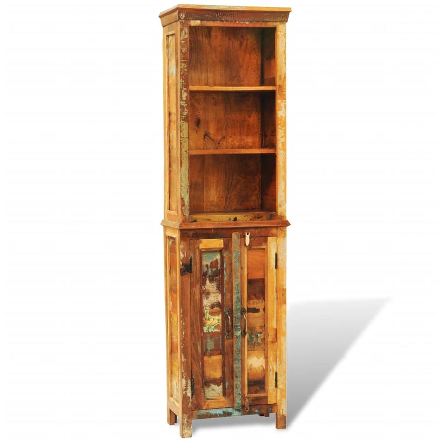 Boekenkast Vintage-Stijl Massief Gerecycled Hout 1 Multikleur