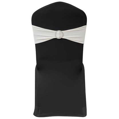 Decoratief stoellint met een diamant 25 stuks (creme)