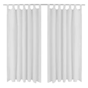Gordijnen 140x175 cm 2 stuks creme