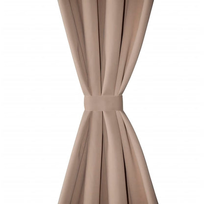 Gordijnen Met Metalen Ringen 135 X 45 Cm Stuks (Creme) 135 x 245 cm Crème