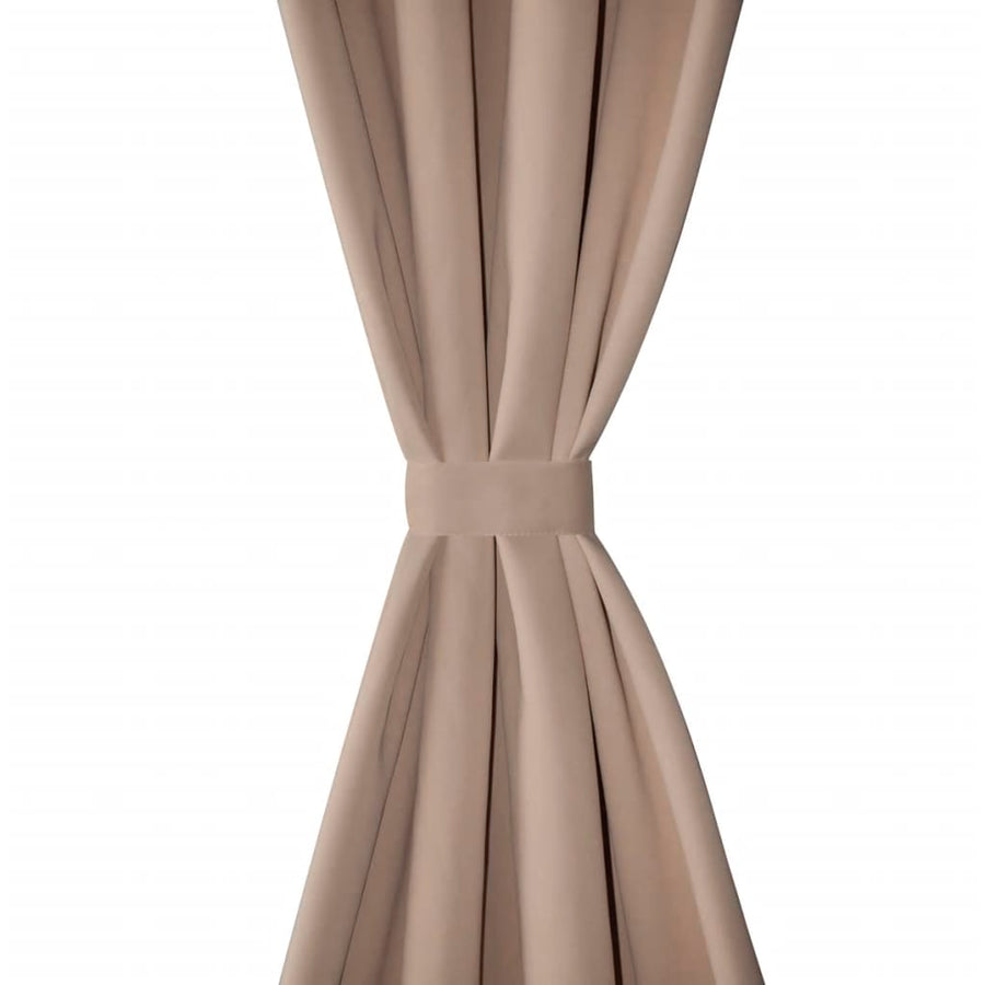 Gordijnen Met Metalen Ringen 135 X 45 Cm Stuks (Creme) 135 x 245 cm Crème