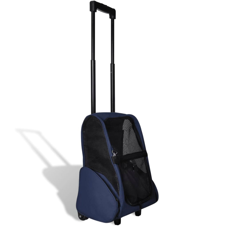 Huisdierentrolley Inklapbaar Blauw