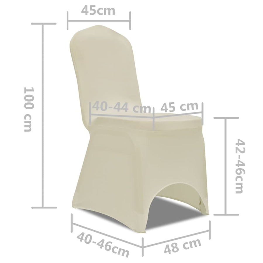 Hoes Voor Stoelen Stuks (Creme) crème