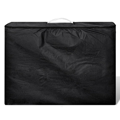Massagetafel Inklapbaar Met Aluminium Frame (Vier Delen / ) Crèmewit