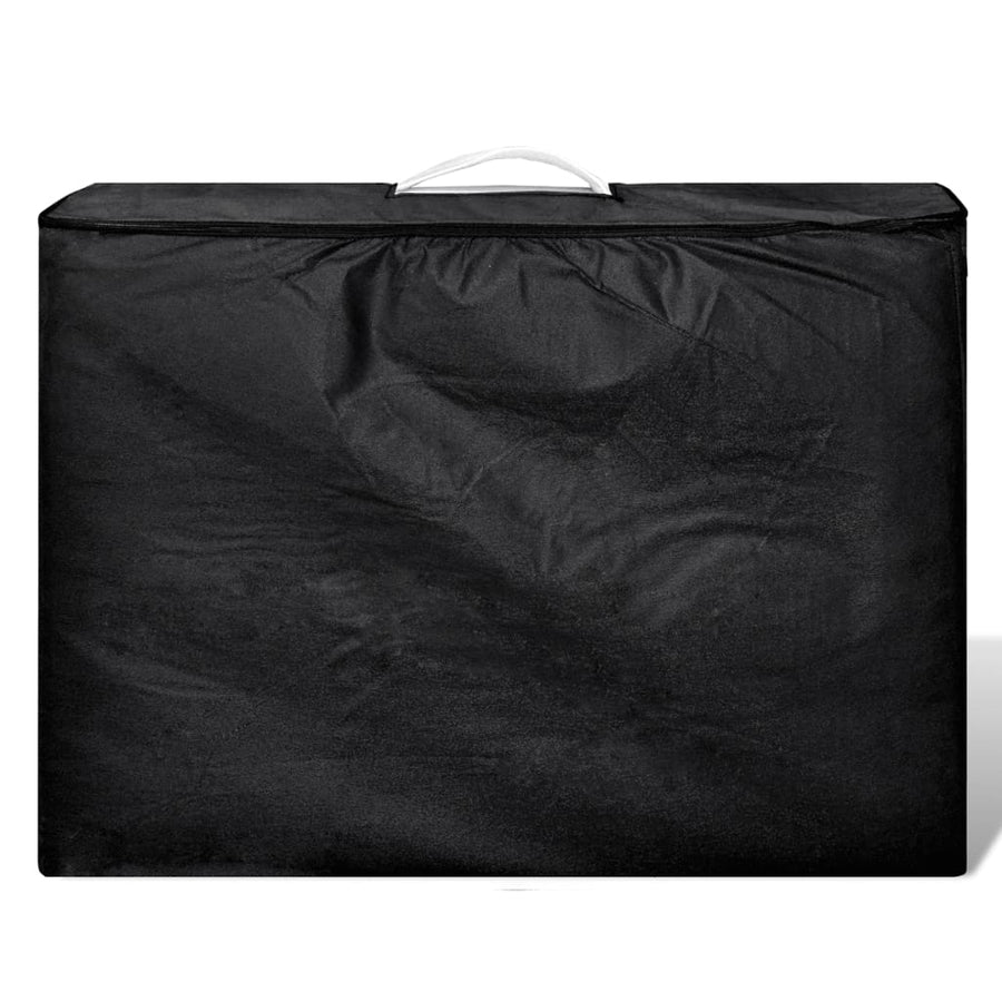Massagetafel Inklapbaar Met Aluminium Frame (Vier Delen / ) Crèmewit