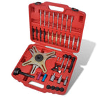 Self-adjusting clutch alignment tool set (38 pieces)