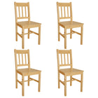Eetkamerstoelen 4 st grenenhout 41,5x45,5x86 cm