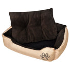 Dog bed with padded cushion L