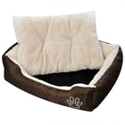 Dog bed with padded cushion S