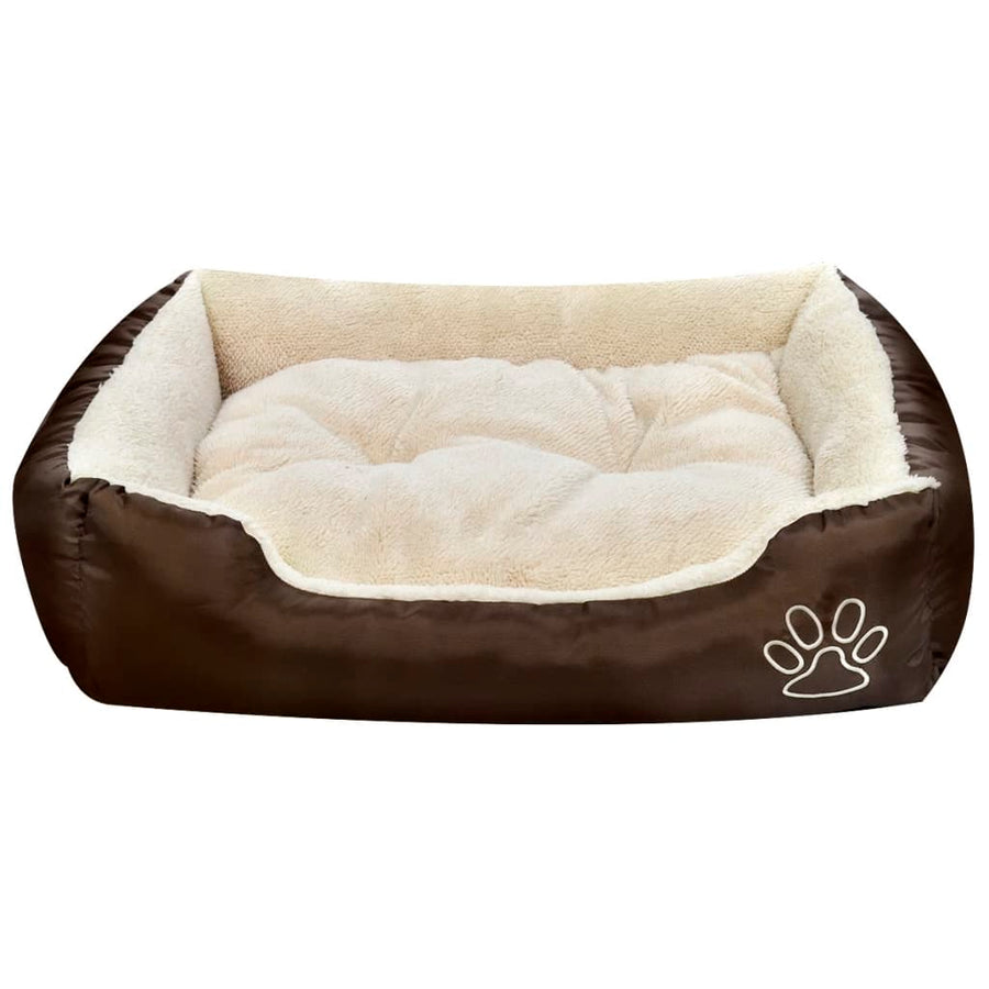 Hondenand Et Gevoerd Kussen m Beige