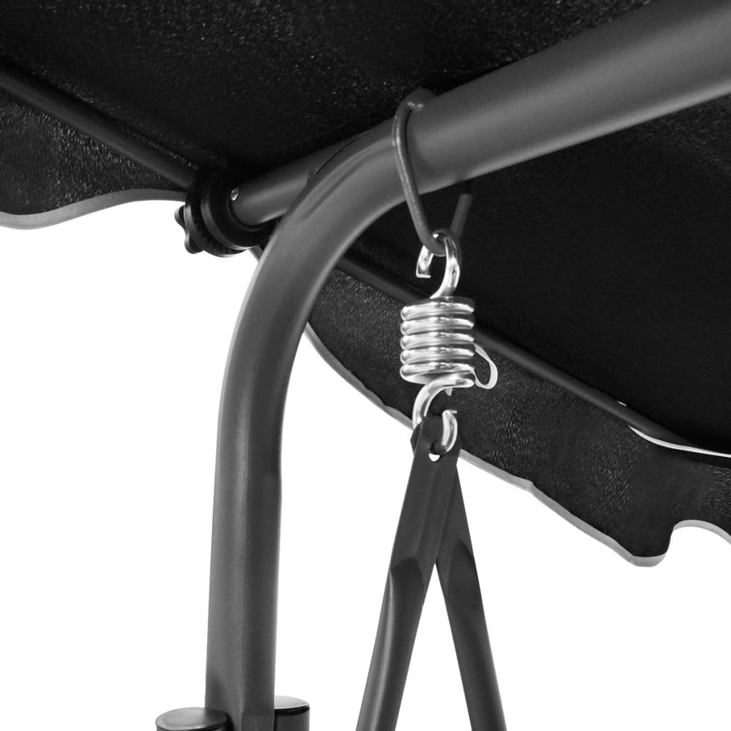 Schommelbank Met Luifel Zwart