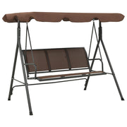 Schommelbank 178x112x155 cm koffiebruin