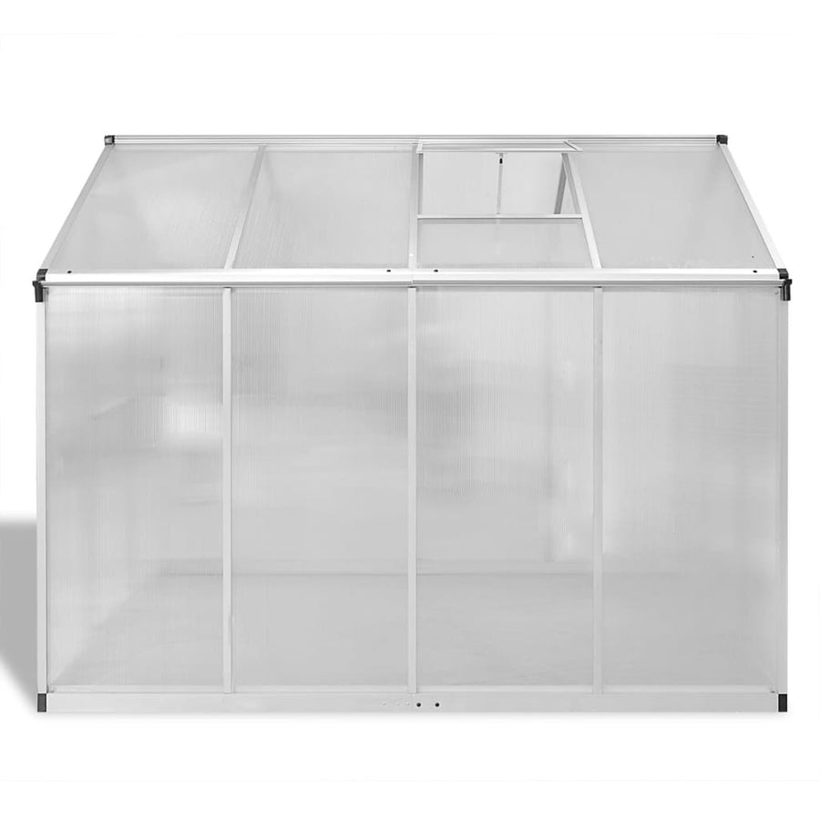 Tuinkas Met Basisframe 4,6 M² Versterkt Aluminium 242 x 190 x 195 cm