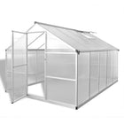Greenhouse With Base Frame 7.55 m² Reinforced Aluminum 302 x 250 x 195 cm