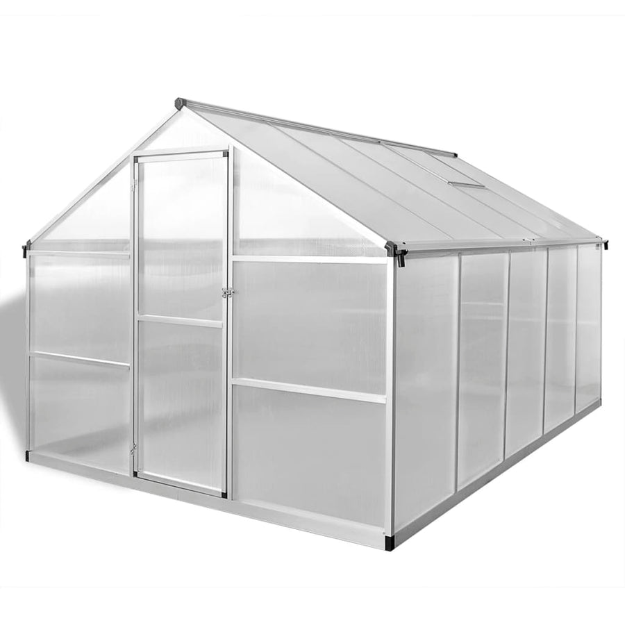 Tuinkas Met Basisframe 7,55 M² Versterkt Aluminium 302 x 250 x 195 cm