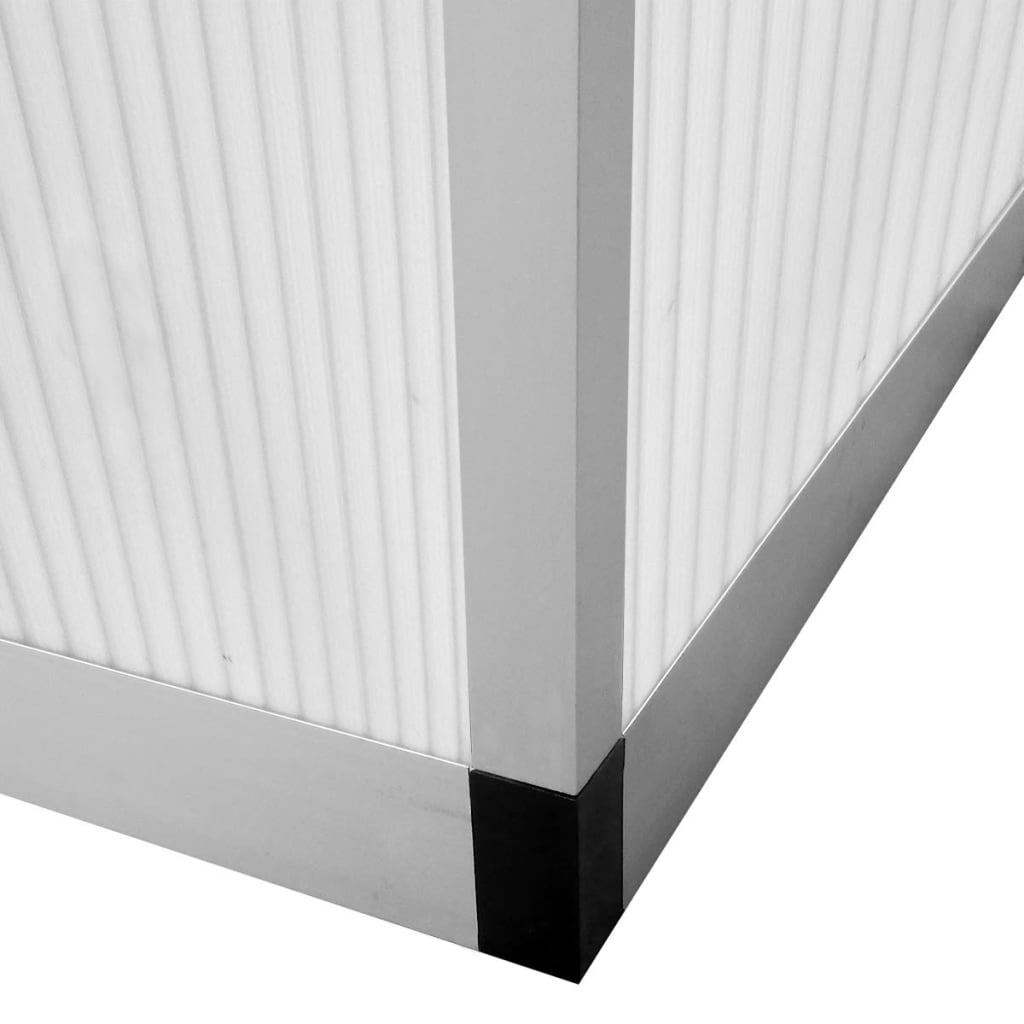 Tuinkas Met Basisframe 7,55 M² Versterkt Aluminium 302 x 250 x 195 cm