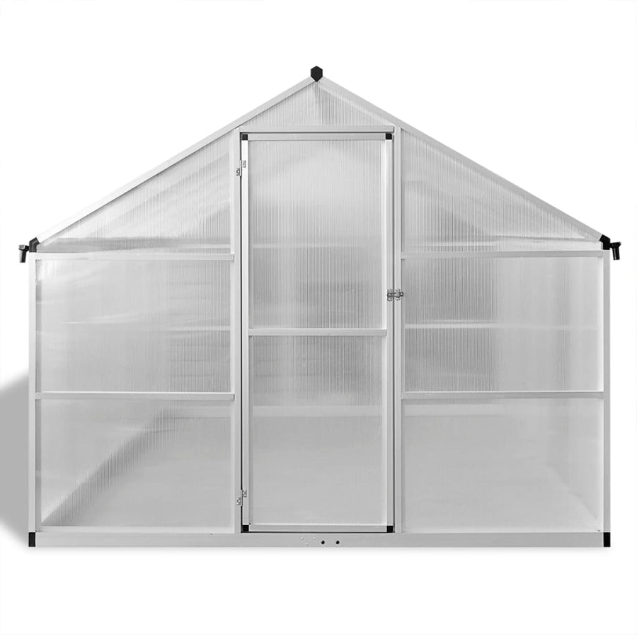 Tuinkas Met Basisframe 7,55 M² Versterkt Aluminium 302 x 250 x 195 cm