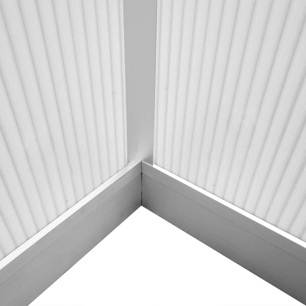 Tuinkas Met Basisframe 7,55 M² Versterkt Aluminium 302 x 250 x 195 cm