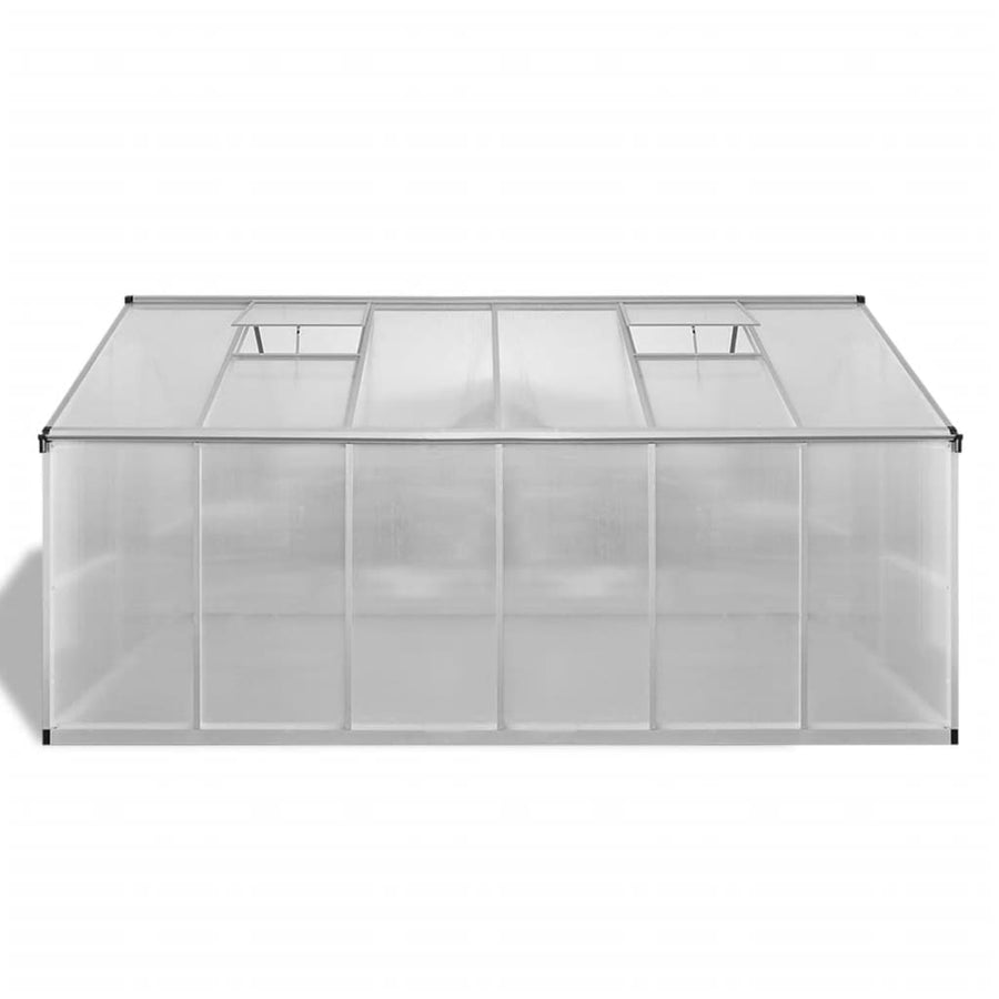 Tuinkas Versterkt Aluminium Met Basisframe 9,025 M² 361 x 250 x 195 cm